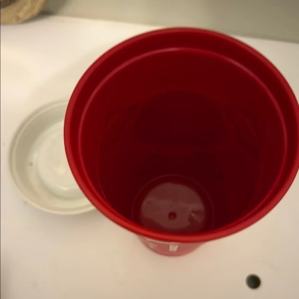 Starbucks vibrant red